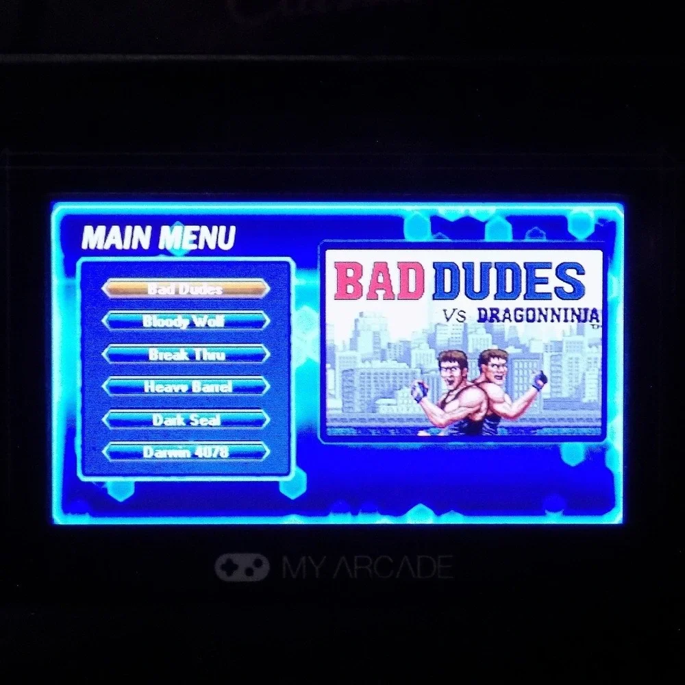 My Arcade Data East Classics Mini Arcade Cabinet Black